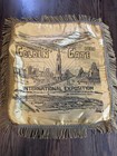 1939-40 San Francisco World   s Fair Golden Gate Expo Souvenir Pillow W  Fringe
