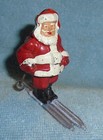 Vintage Barclay Lead  santa Claus On Skis  B195 Ex Cond  Free Shipping Lot C