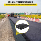 Vevor Geotextile Fabric Woven Driveway Fabric 12 5  X 50  Landscaping Fabric
