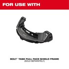 Milwaukee Clear Uncoated Full Face Shield Replacement Lens  task Full Face