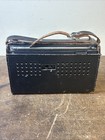 Vintage Rca 9 Transistor Am Fm Portable Radio Leather Case Strap Retro
