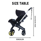 4-in-1 Foldable Baby Pram  High Landscape Stroller For Newborn Travel
