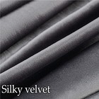 Lalaloom Velvet Throw Pillow Covers  Set Of 2  18x18 Dark Gray