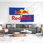 Red Bull 3x5 Ft Flag Banner Car Motorcycle Formula 1 Racing Team F1 Honda Mobil1