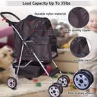 4 Wheels Folding Dog Stroller