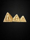 Egyptian Mini Pyramid Trio Set Made In Egypt