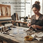 20pcs Heavy Duty Large Safety Pins 3    4  Steel Sewing Quilting Blanket Craft