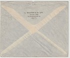          Egypt King Farouk 1948 Alexandria To Kent  u k   Cover Envelope Airmail