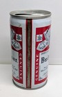 Vintage Budweiser 12 Oz  Crimped Steel Pull Tab Beer Can 1970 s