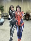 Spider-women Cosplay Costume Spiderman Bodysuit Tight Zentai Outfit Jumpsuit New