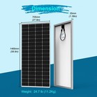 Solar Panel 200w 24 Volt 9bb Cell mono High Efficiency 200 Watt Pv Module