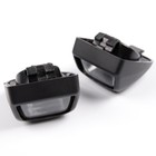 Rear Bumper License Plate Light Lens Pair Left Right Fit For Chevrolet Silverado