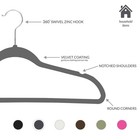 Gray Velvet Hangers 25-pack