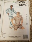 Lot Of 5 Cut   Partially Cut Men   Unisex Sewing Patterns Simplicity Mccalls 