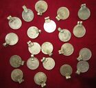  50 Vintage Banjara Tribal Kuchi Coins With Loops Lot Belly Dance 25p India