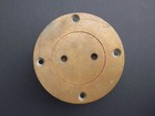 Perko Brass 1       Flange Vintage Fitting Bronze 31 2  Base