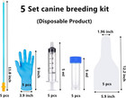 5 Set Ai Artificial Insemination Dog Breeding Kit  Canine Breeding Kit  Dog Inse