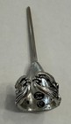 Antique Reproduction Celtic Knot Trolley Needle Laying Tool - Silver Tone Metal