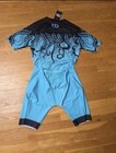 Bicycle Booth Tri-suit Men Large Blue V1 Cycling Triathlon Black Octopus 1 Piece