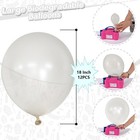 Pearl White Balloons 18 Inch  12 Pcs Extra Large Pearl Balloon Cream Clear La   
