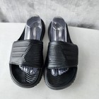 Adidas Slides Sandals Mens Size 12 Shoes Black Adjustable Strap Alpharesponse
