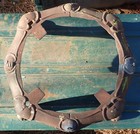 Vintage Antique Stove Wood Or Coal Stove Base  4 Cast Iron Legs 