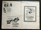 Intermezzo Original Pressbook  1939  - 16 Pages 12  X 18  Vg 