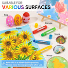 24 Colors Tempera Paint Sticks washable Paint Sticks For Kids non-toxic 90s Quic