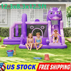    12ftx8 3ft Commercial Inflatable Bounce House Slide Castle For Kids With Blower