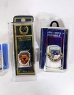 Vtg Mcm Thimbles Collection  Souvenirs  Lot Of  9   with Display Boxes  Vg