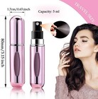 Portable Mini Refillable Perfume Atomizer Bottle Travel Scent Pump Spray 5ml