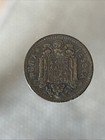 1947  54  Spain 1 Peseta - Excellent Coin - Free Shipping  Z686