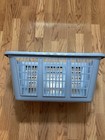 Rubbermaid Laundry Basket Aqua Mint Blue Green W Original Label 1986