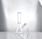 8 Inch Heavy Glass Bong Water Pipe Smoking Bong Beaker   14mm Bowl Hookah Usa