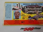 1973 Indianapolis 57th International 500 Mile Sweepstakes Used Race Ticket Stubs