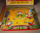 Vintage Coney Island Scooter Wind Up Toy In Box Tin Litho Mechanical Japan Tps