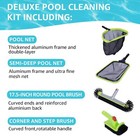 Deluxe Swimming Pool Cleaning Kit Including Professional Leaf Skimmer Net