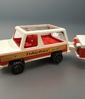 Vintage Fisher  Price Little People  992 Pop Up Camper - Soft Top 80  Complete