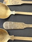 875 Vtg  Set Of 6 Silver  Tea Spoons Urss Soviet Union Russian
