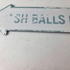 Vintage Golf Sign - Wash Balls Golfing Dealer Porcelain Gas Pump Sign