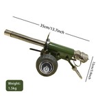 Mini Firecracker Launching Cannon Steel Artillery Heavy Model Military Ornament