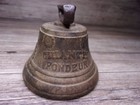 Antique Ornate Cast Brass Bell 1878 Swiss Cow Bell Chiantel Fondeur           Tb