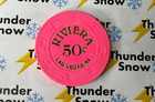              Casino Chip      50   Riviera Las Vegas Nevada                                    
