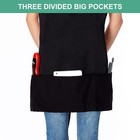 2 Pack 3 Pockets Adjustable Bib Apron Chef Kitchen Cooking Aprons For Women Men