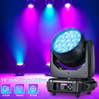 19x15w Rgbw Zoom Moving Head Stage Light Led Dmx512 Wash Light Wedding Dj Party