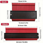 Contour Gauge Shape Profile Duplicator Corner Edge Scale Measure Ruler Tool New