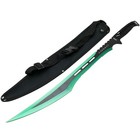 Ninja Sword 27-inch Sharp 440 Stainless Steel Full Tang Blade With Sheath- Green