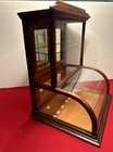 Antique Curved Glass Display Case