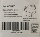 Qh home Square Hot Tub Cover 93  X 93  Tear   Uv Resistant  Waterproof