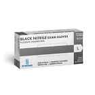 Strong Platinum Nitrile Gloves - Black - 6mil Thick - Powder And Latex Free